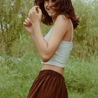 Portrait of Olga Zarichna with a gentle smile